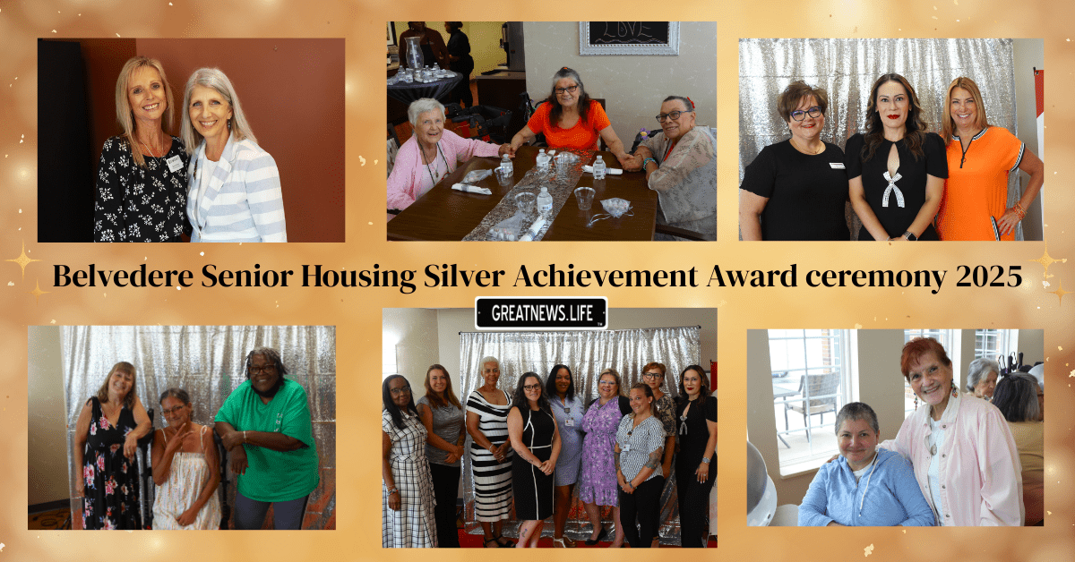 Belvedere Senior Housing Silver Achievement Award ceremony 2025